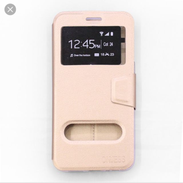 Bao da oppo F5 nhiều màu chính hãng onjess lưng silicon