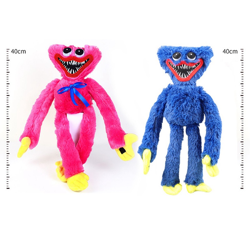 40cm Huggy Wuggy Poppy Playtime Plush Toy Game Bobbying Doll Gift Scary Toy Peluche Toys Soft Gift Toys for Kids Plush B