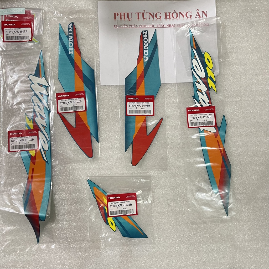 Tem Wave Thái 110 zin nhập khẩu chính hãng Honda Thailand - PT HỒNG ÂN