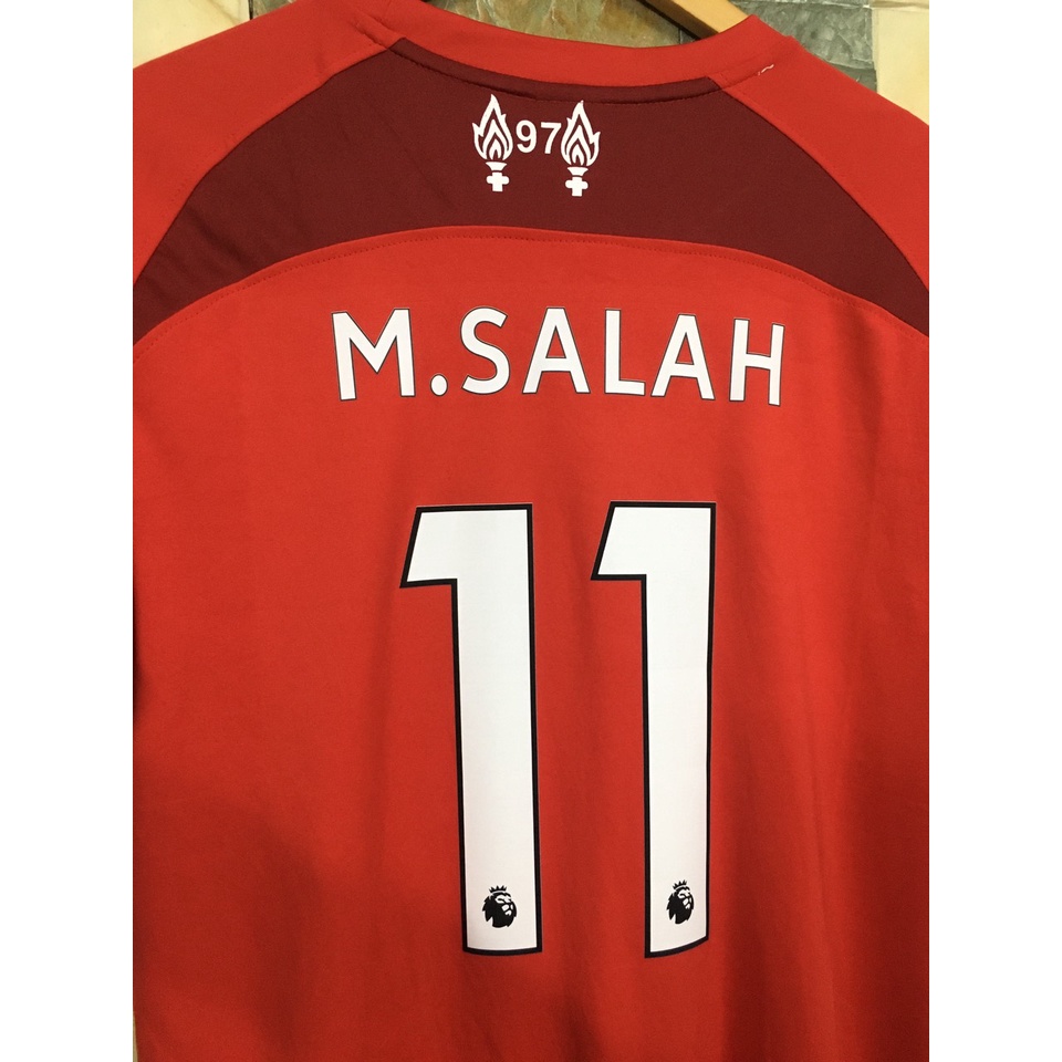 (Mới 2023) Bộ quần áo đá banh cầu thủ M. SALAH Liverpool đỏ sân nhà update 22/23