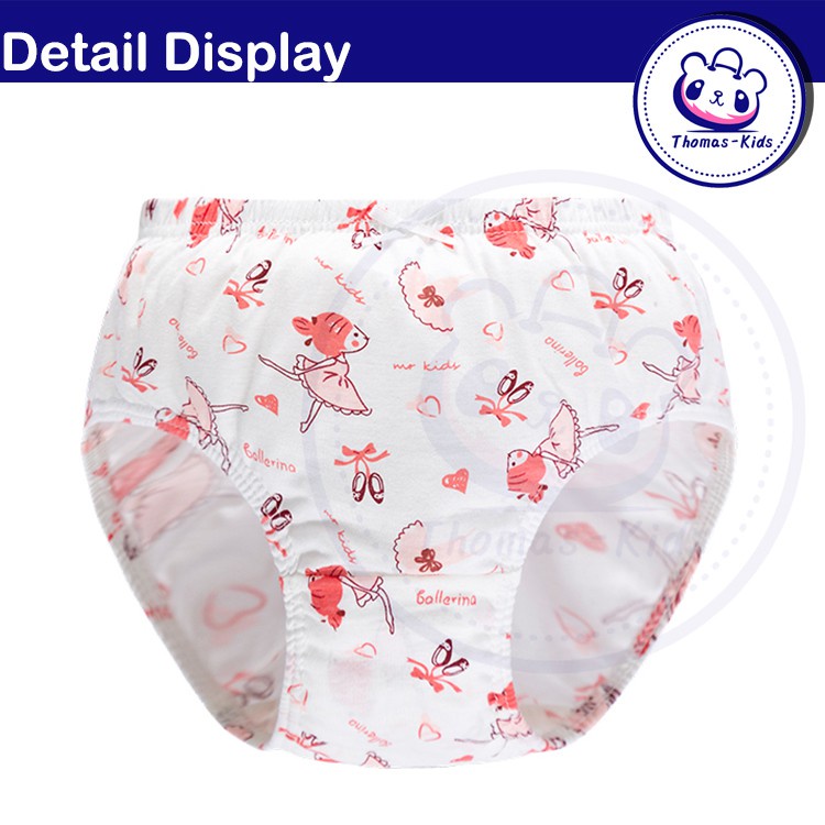 Quần lót Cotton thoáng khí cho bé gái 3-12 tuổi B146