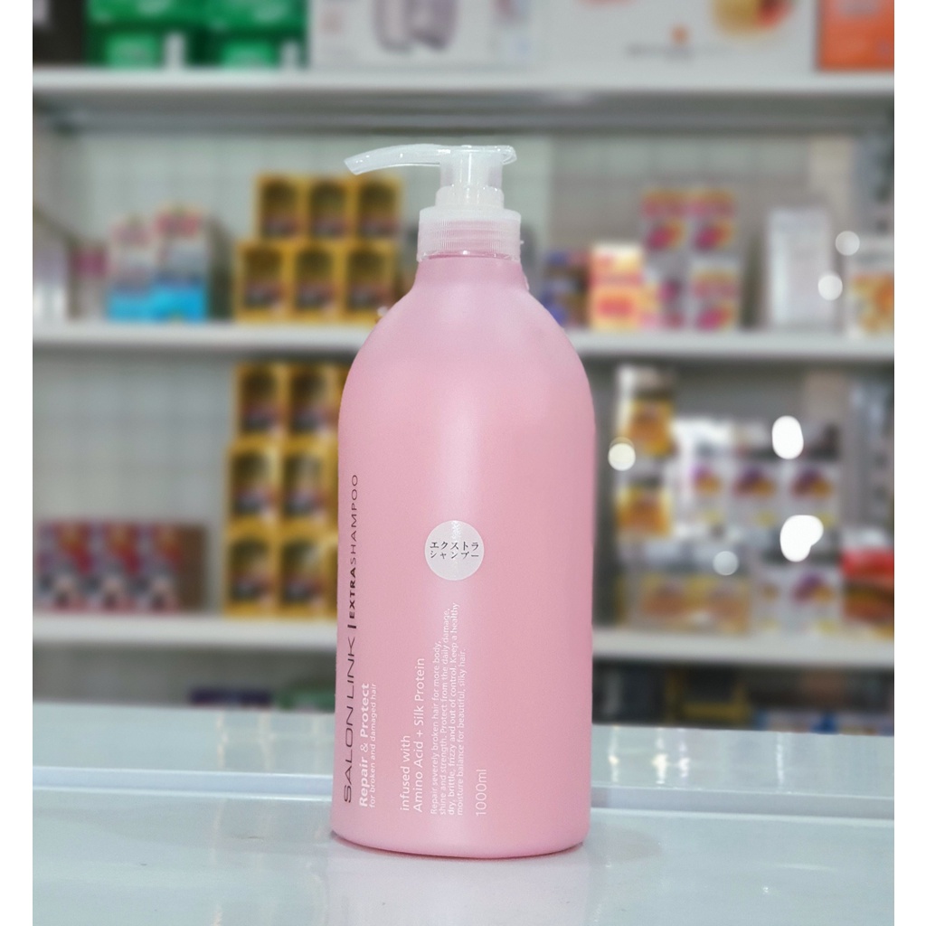 (HÀNG CHÍNH HÃNG)BỘ DẦU GỘI XẢ SALON LINK EXTRA 1000ML NHẬT BẢN (kèm ảnh thật)