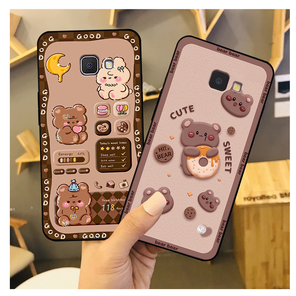 Ốp lưng Samsung J7 Prime - J4 Plus - J4 Core / J4+ in hình gấu bear dễ thương, bền đẹp