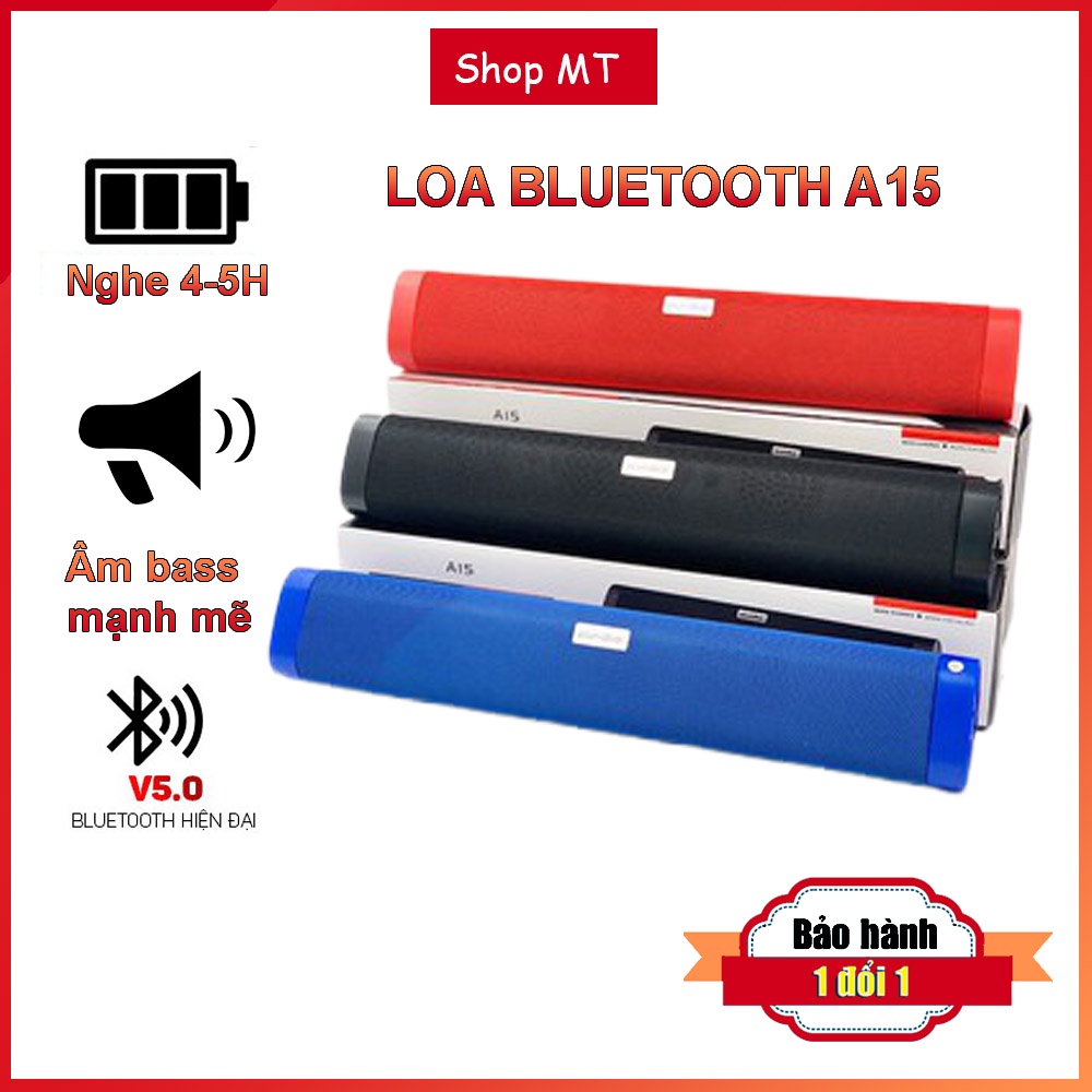 Loa Bluetooth Không Dây Wireless Speaker Dáng Dài Âm Thanh Hay Bass Khỏe Bảo Hành đổi mới 3 tháng