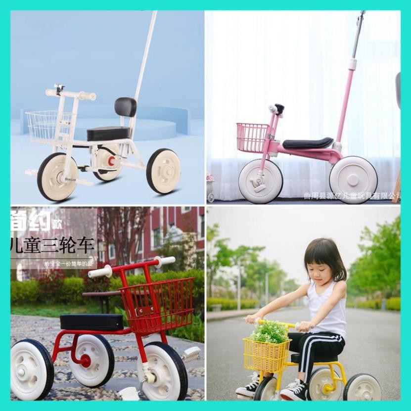 Xe đạp cho bé từ 1 đến 6 tuổi , Xe đạp ba bánh cho bé 2 tuổi, 3 tuổi Muji cao cấp, Xe đẩy cho bé