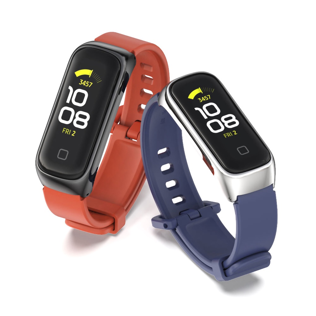 Dây đeo silicon mềm 16mm cho đồng hồ thông minh Samsung Galaxy Fit 2