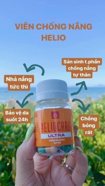 [Mã 153FMCGSALE1 giảm 10% đơn 250K] Viên Uống Chống Nắng - Heliocare UltraD 30v