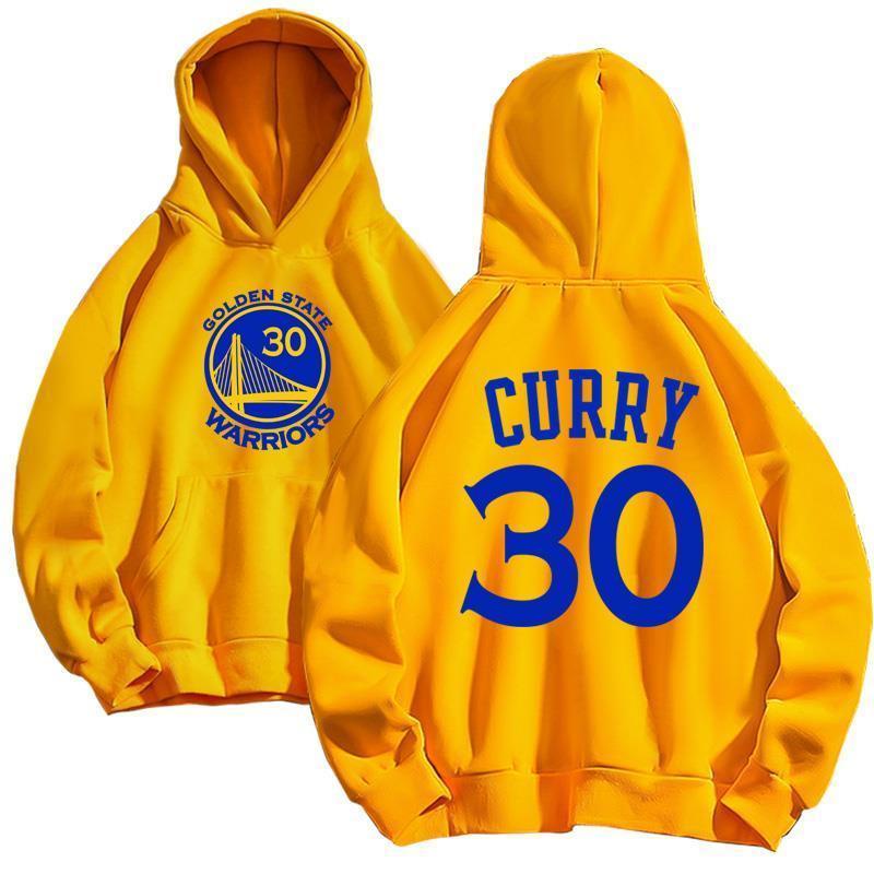 Nba Áo hoodie Bóng Rổ Warriors Stephen Curry Số 30 Tay Dài Cho Nam Và Nữ Stephen curry30no. Áo Hoodie Tay Dài Thời Trang Cá Tính Cho Nam Nữ