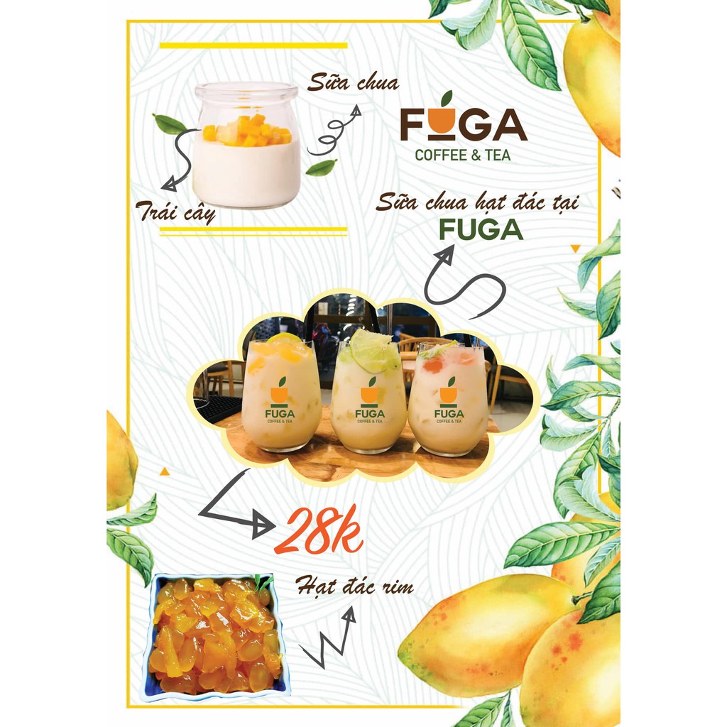 [HCM][1 CN] Fuga Coffee & Tea - evoucher giảm 30% toàn menu - kootoro