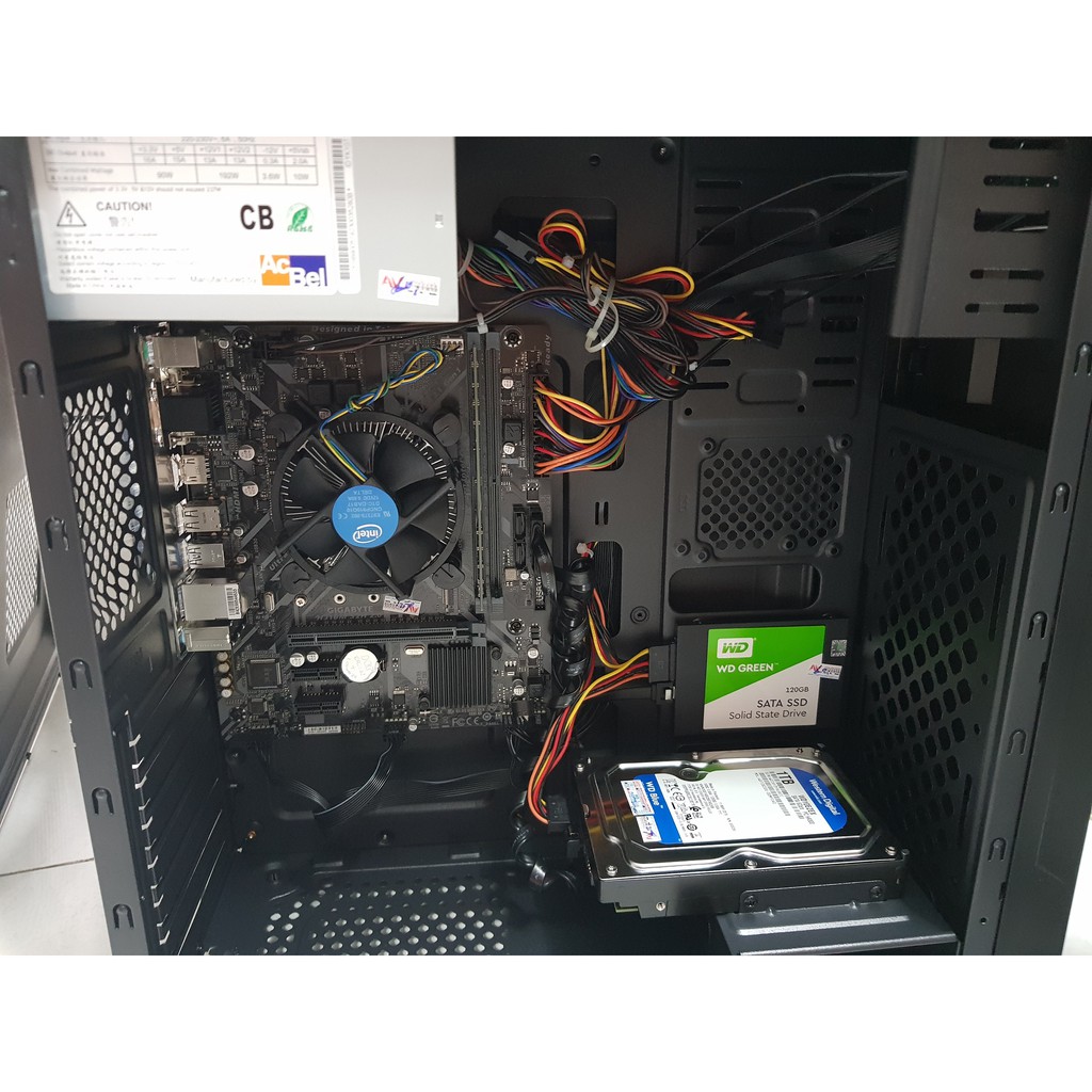 Bộ máy vi tính để bàn Decktop Pentium G4500/H110/4GB/120GB SSD/1.000GB HDD hàng chính hãng bảo hành 36 tháng