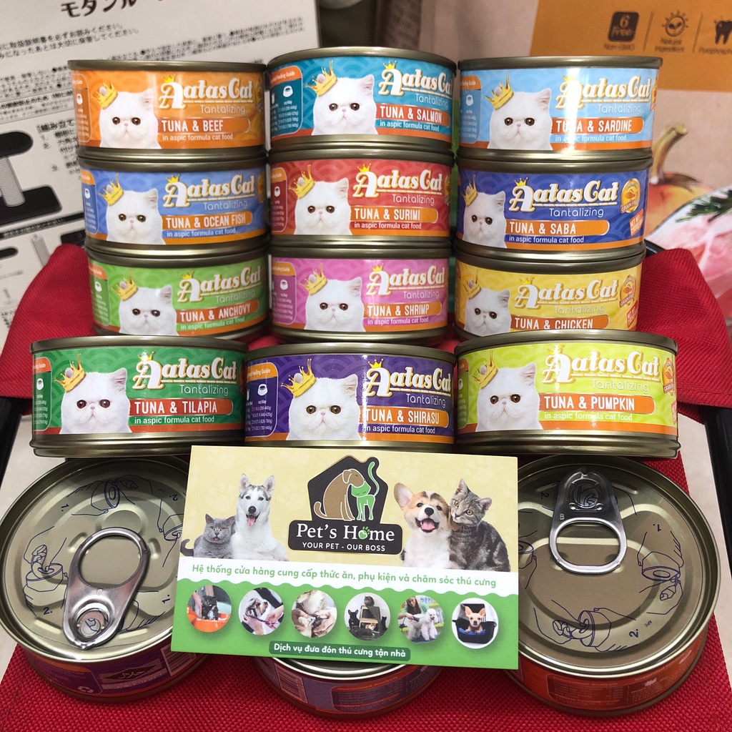 Pate Aatas - Pate dành cho mèo - lon 80G