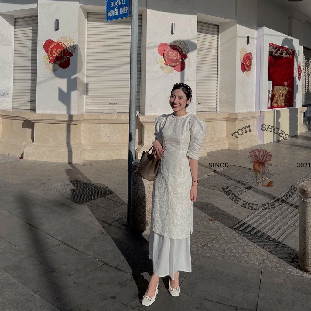 GIÀY GÓT VUÔNG TOTIIE STORE - SỤC NỮ CAO GÓT ĐẾ VUÔNG KHOÁ ĐỒNG THỜI TRANG G2105330