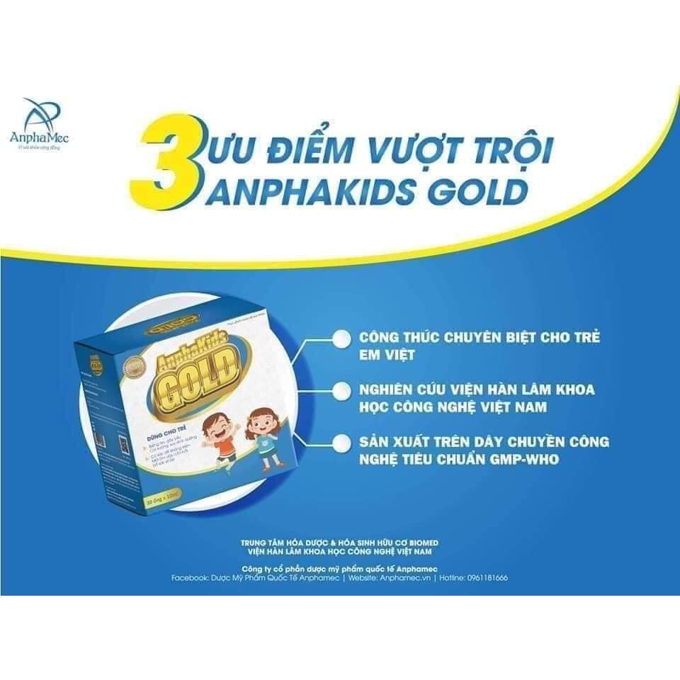 Tăng sức đề kháng cho bé  Anphakids Gold ,tăng đề kháng cho trẻ em, nghiên cứu Viện Hàn Lâm