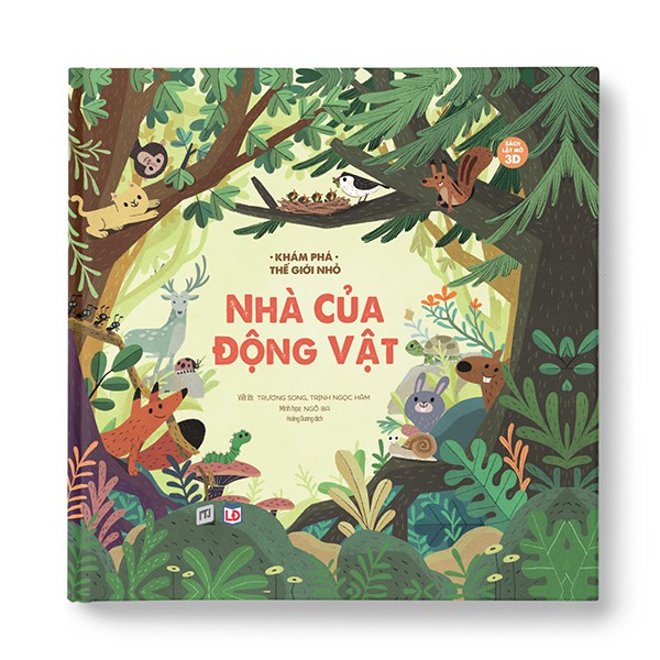 Sách hay cho bé - Khám phá thế giới nhỏ Nhà Của Động Vật - Sách tương tác lật mở cho trẻ