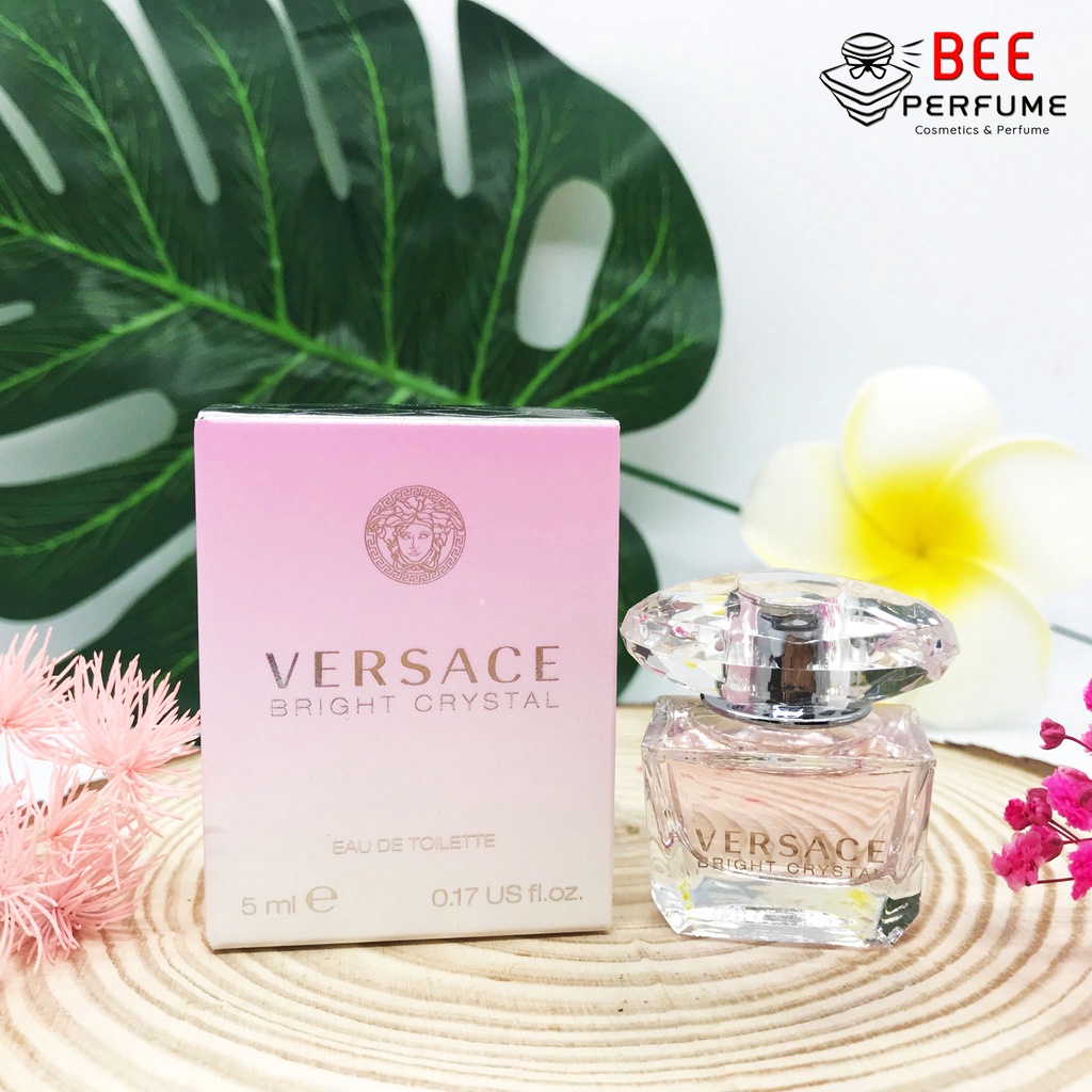 Nước Hoa Versace Bright Crystal, Crystal Noir, Yellow Diamond, Crystal Absolu EDP Mini 5ML Chính Hãng