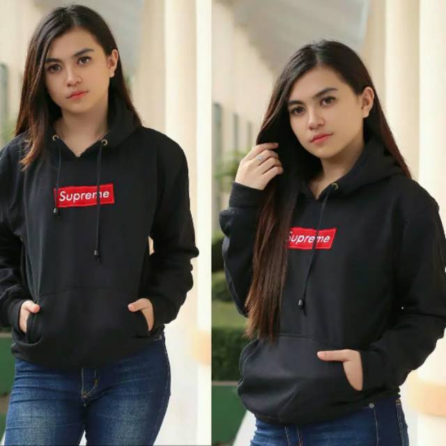 Áo Hoodie Supreme Thời Trang Năng Động Cho Nữ