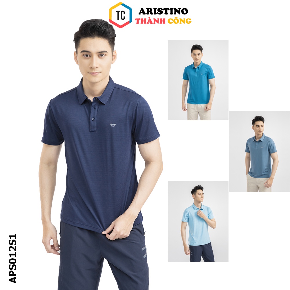 Áo Polo, Áo Thun Nam Có Cổ ARISTINO - APS012S1 Chống Bám Bụi, Chống Nhăn, Hạn Chế Thấm Nước, Độ Bền Cao