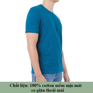 ÁO THUN NAM GAP CỔ TRÒN - XANH E