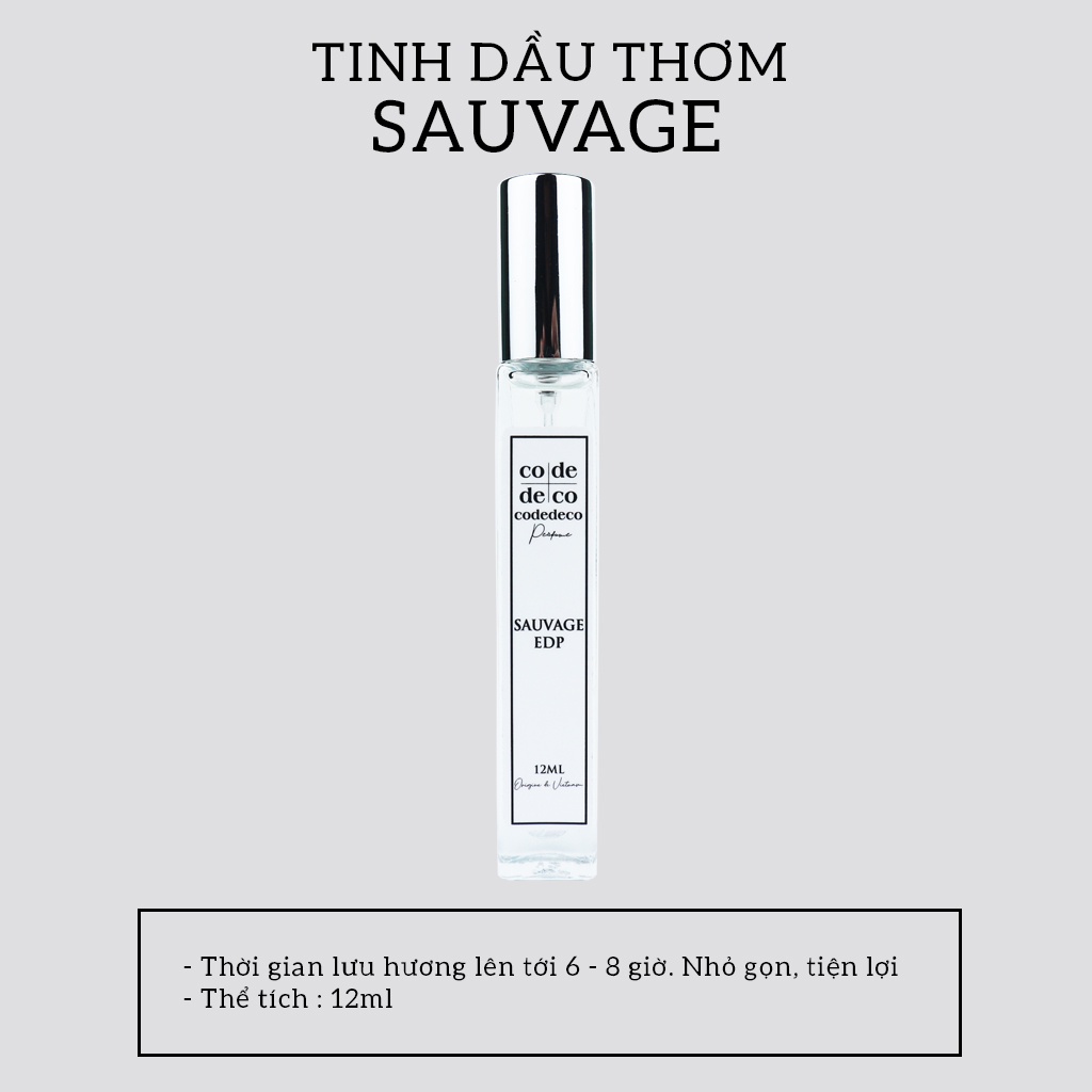 Tinh dầu thơm Code Deco Sauvage 10ml