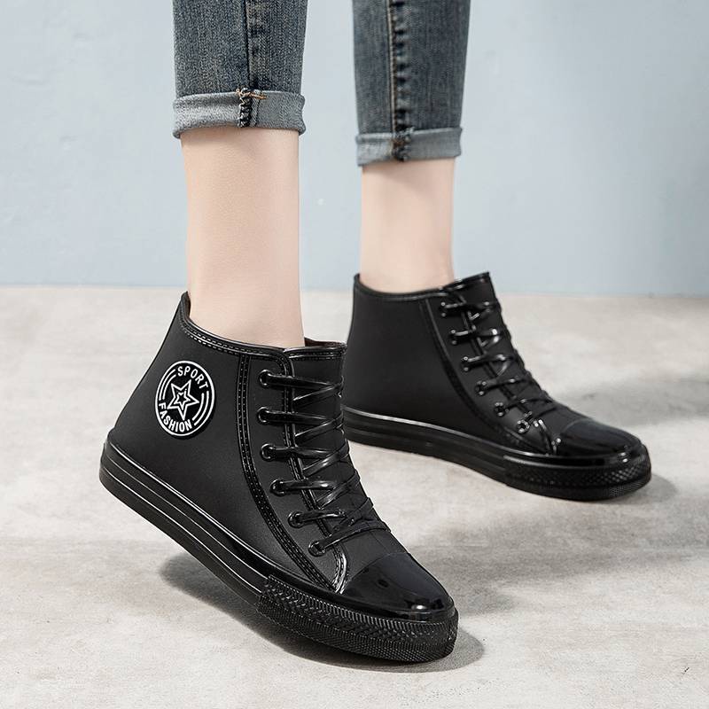 Ủng Đi Mưa Cổ Thấp Chất Liệu Dày Dặn Chống Mài Mòn Tiện Dụng Cho Nhà Bếp