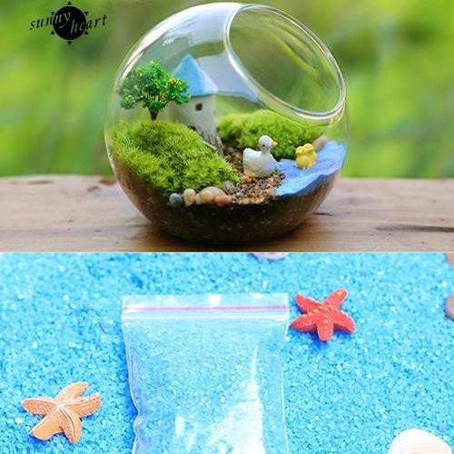 Túi cát thạch anh xanh dương đẹp mắt cho trang trí