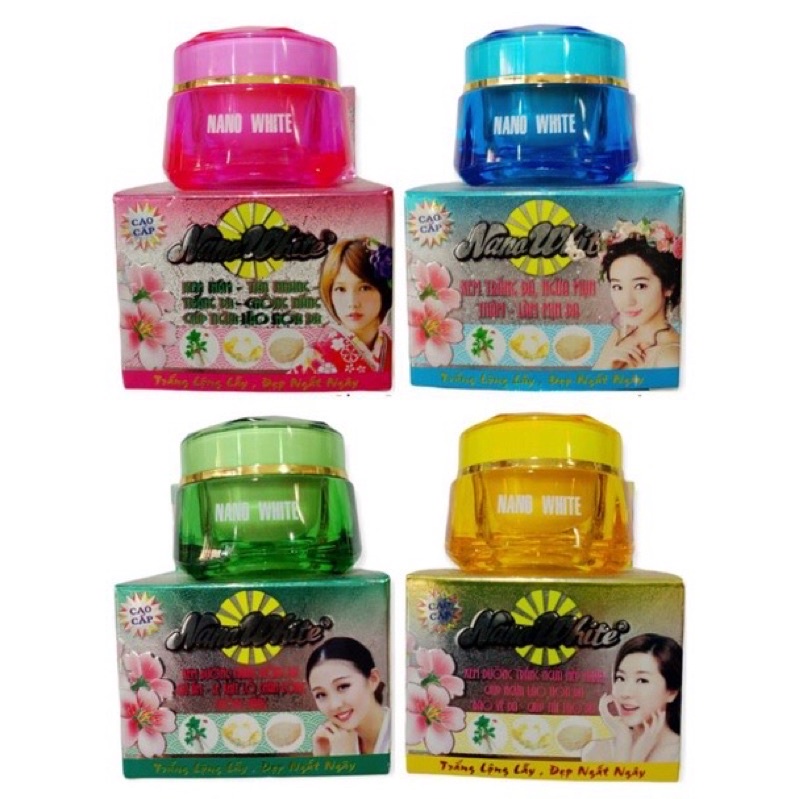 KEM NANOWHITE ĐỦ MẪU NANO WHITE
