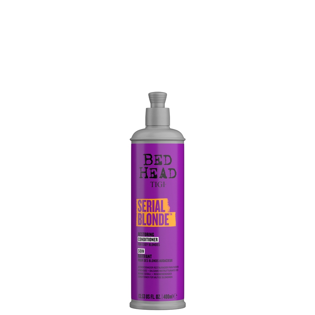 Combo Gội/Xả dành cho tóc tẩy bị hư tổn TIGI Bed Head Serial Blonde™ - tigi tím 13.53 US FL. OZ | 400ml