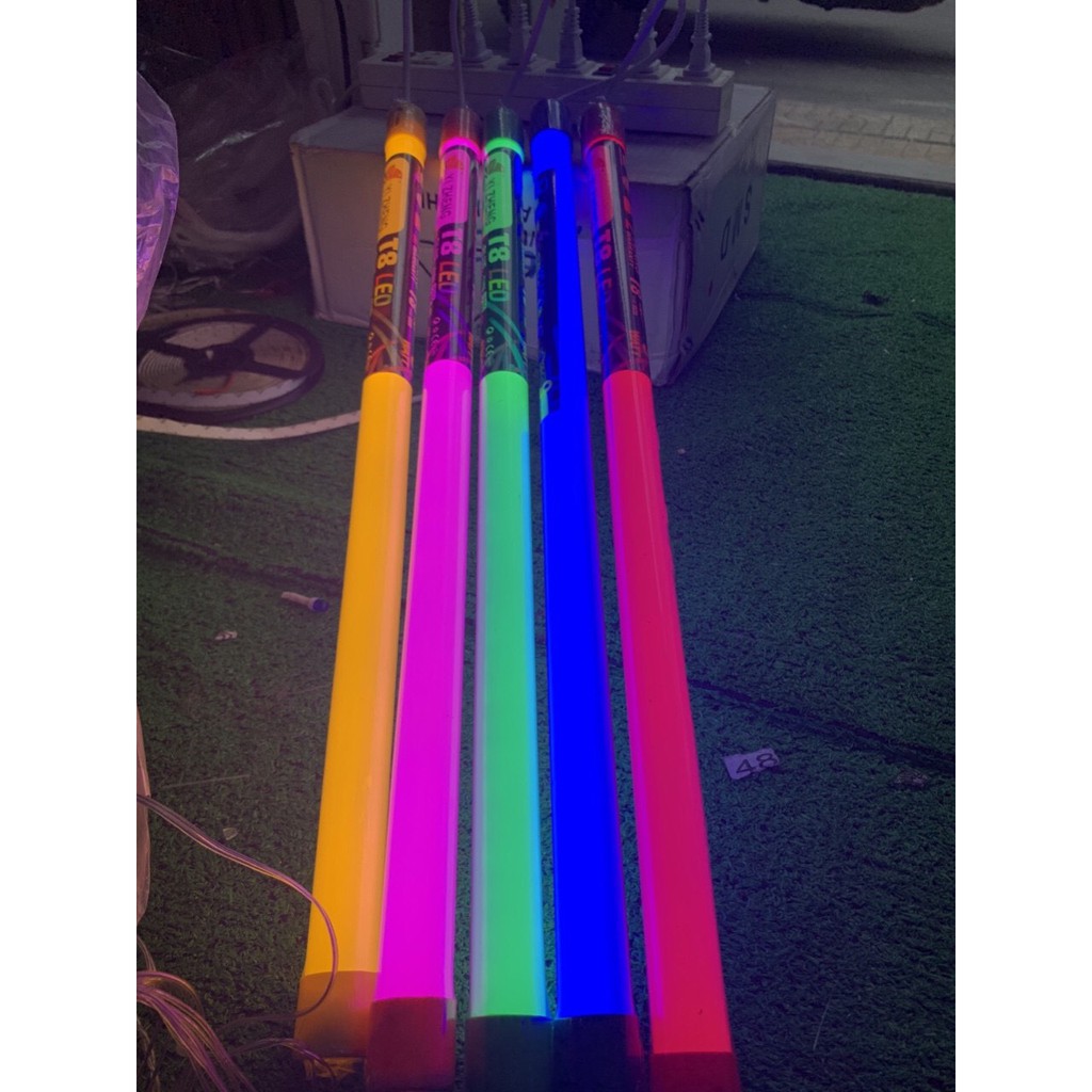 Bóng đèn led t8 1m2 đủ các màu 18w