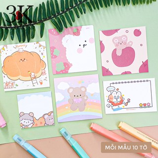 SET TRỘN 10 MẪU - 100 TỜ GIẤY NOTE (COMBO 17)