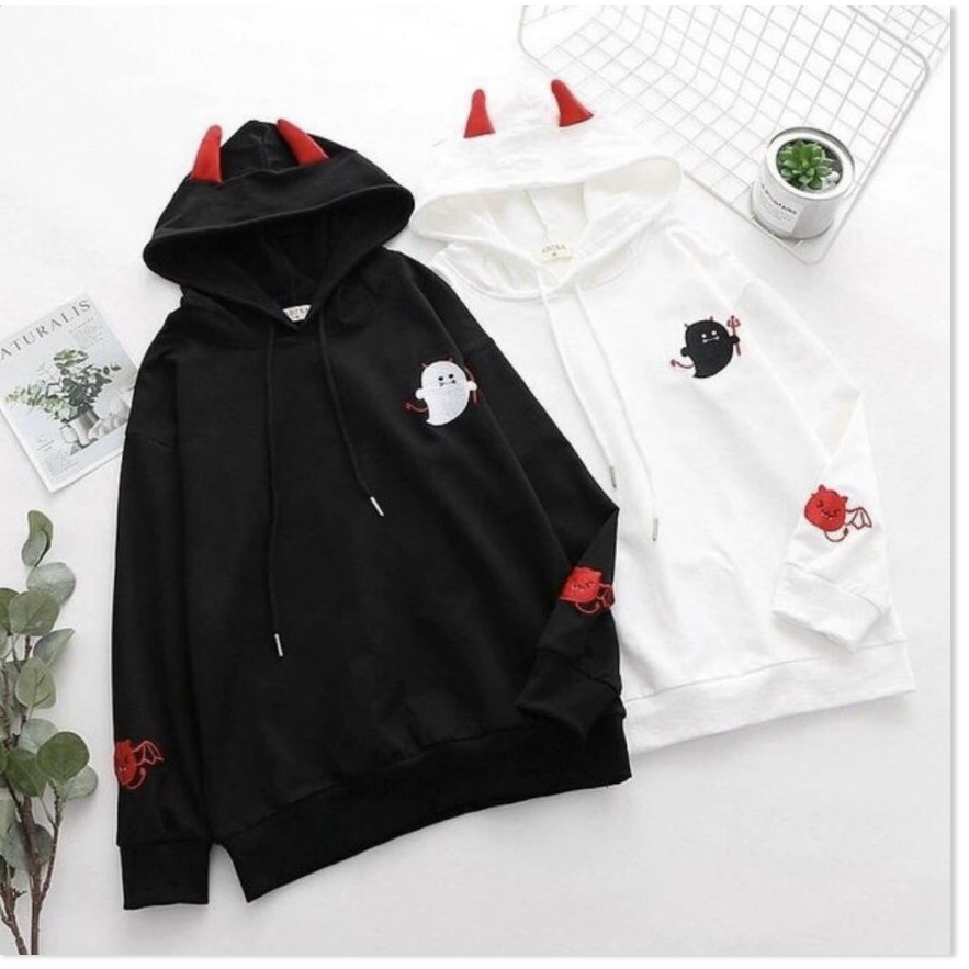 ÁO HOODIE NAM NỮ UNISEX TẠO HÌNH TIỂU QUỶ DỄ THƯƠNG TRẺ TRUNG MỚI LẠ | BigBuy360 - bigbuy360.vn