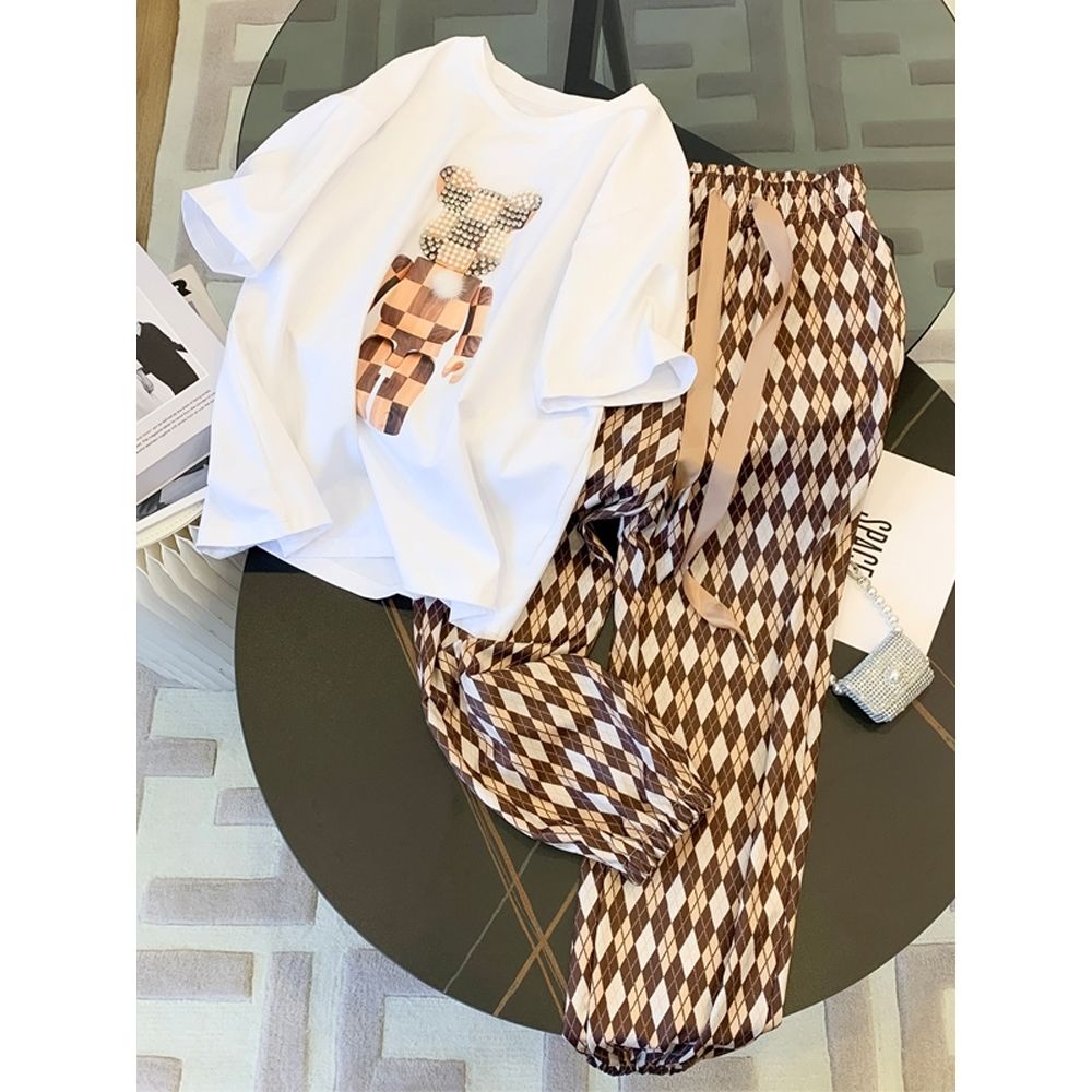 Bộ Đồ Thể Thao Tay Ngắn Dáng Rộng Mỏng Phong Cách Phương Tây Thời Trang Mùa Hè 2022 Mới Dành Cho Bạn Nữ