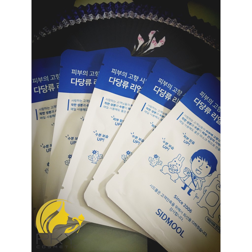 💦 MASK Sidmool POLYSACCHARIDE REAL-  cấp nước tối ưu