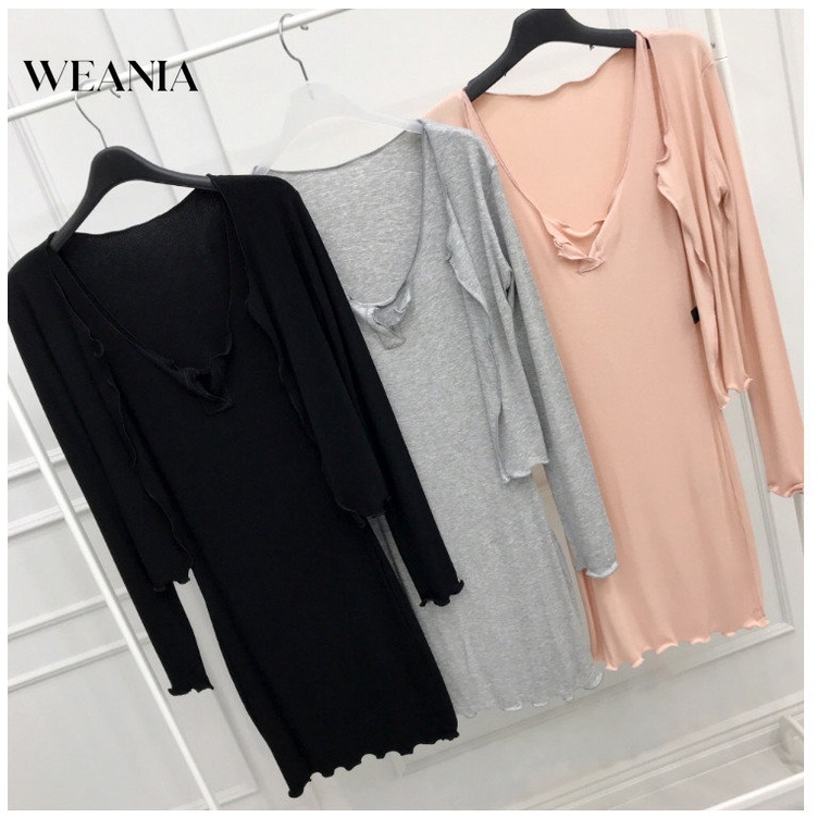 Set Đầm Hai Dây Và Áo Khoác Cardigan Mỏng Thời Trang Gợi Cảm Thanh Lịch Cho Nữ