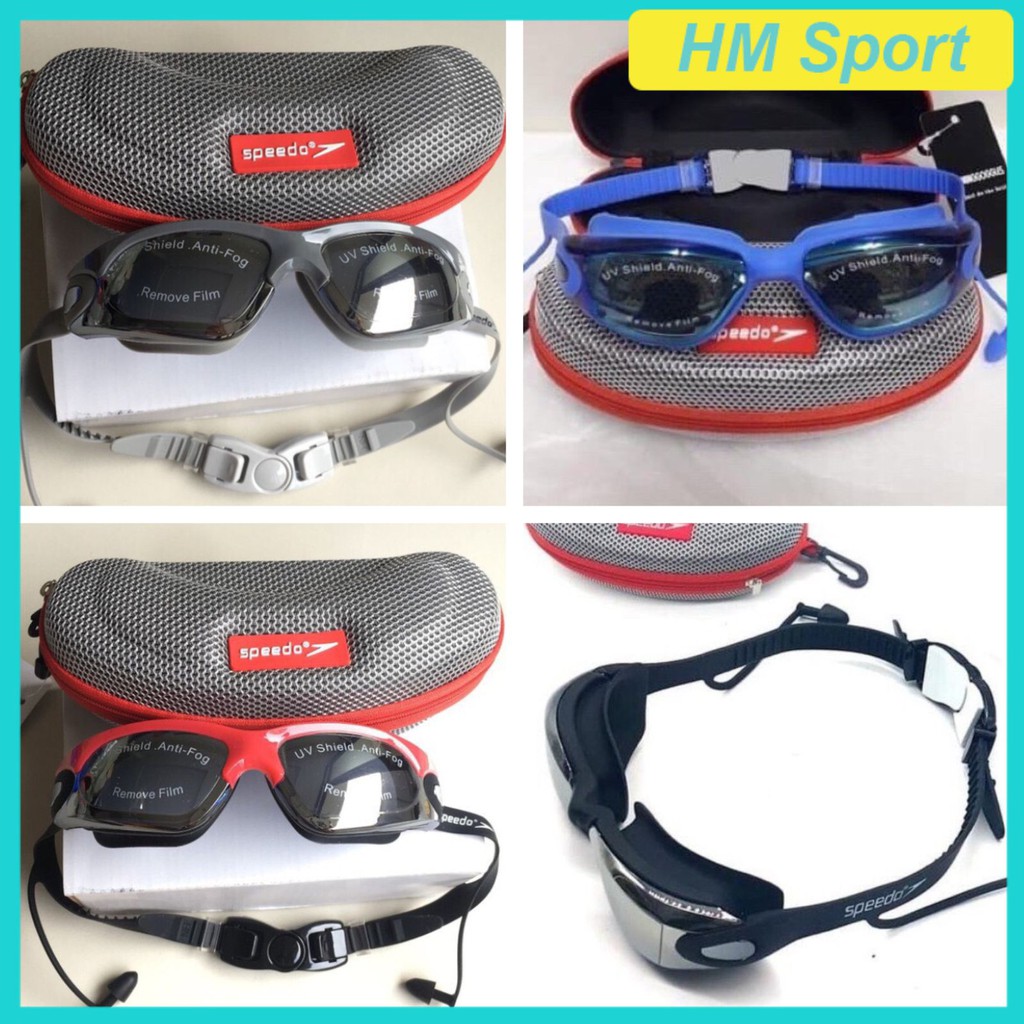 Kính bơi thể thao nam Speedo chất lượng, phụ kiện thời trang mắt kính nữ đồ bơi trẻ em rẻ đẹp - HM