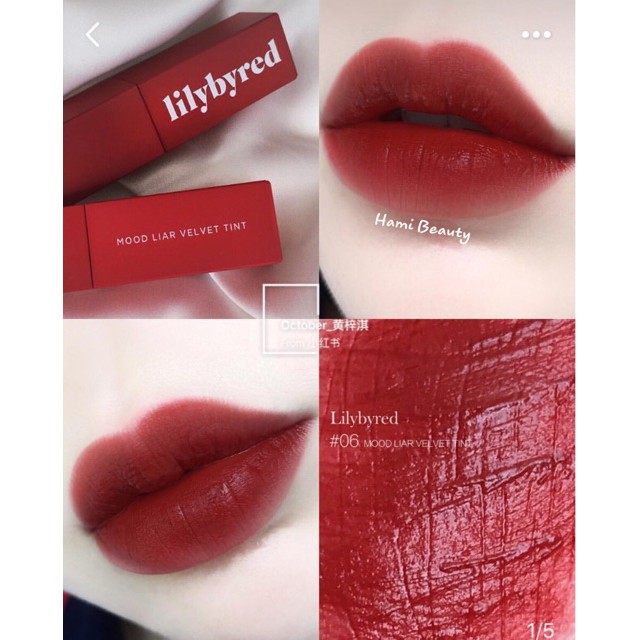 Son Kem Lì Lilybyred Mood Liar Velvet Tint