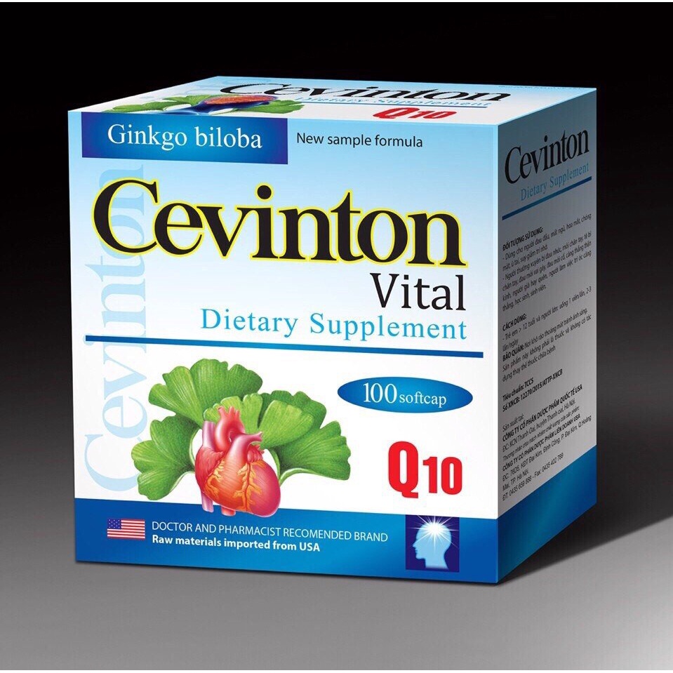 Viên Uống Bổ Não CEVINTON Vital Giúp Tăng Cường Trí Nhớ