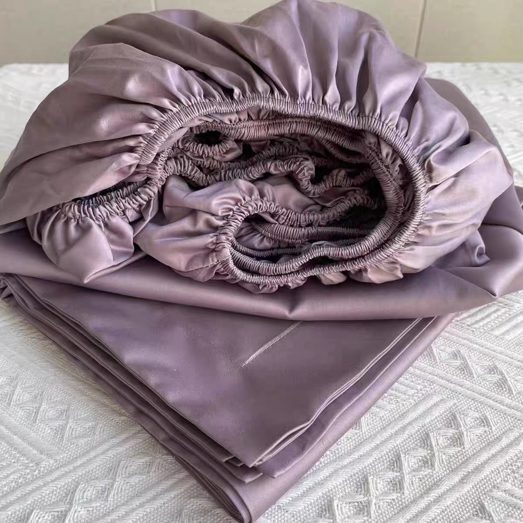 Ga giường Cotton Lụa Lidaco may thun có ảnh thật