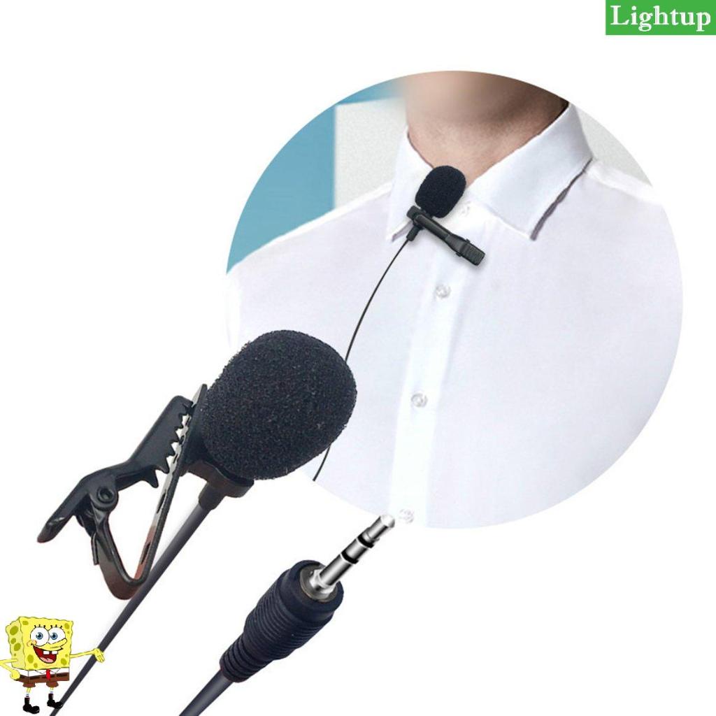 Vòng đeo tay kẹp micrô 3,5 mm cho điện thoại di động Micrô kẹp nói chuyện