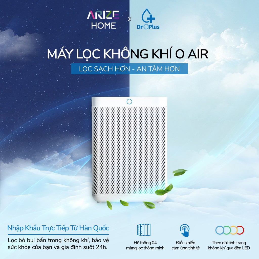 Máy Lọc Không Khí ARIZE Dr.Oplus Air Purifier DHA-931SW - Tặng Kèm Combo Lõi Lọc Thay Thế 01 Năm