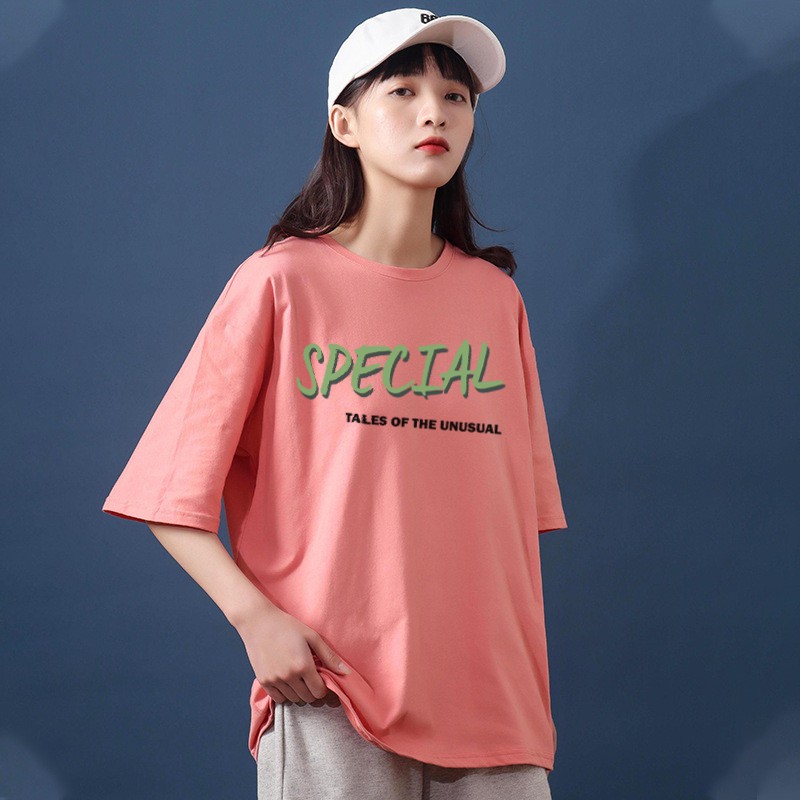 Áo thun nam nữ unisex tay lỡ phông form rộng teen cổ tròn oversize cotton SPECIAL giá rẻ màu đen trắng tee pull freesize | BigBuy360 - bigbuy360.vn