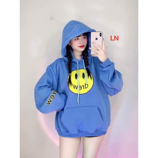 Áo hoodie mặt cười vàng LN11
