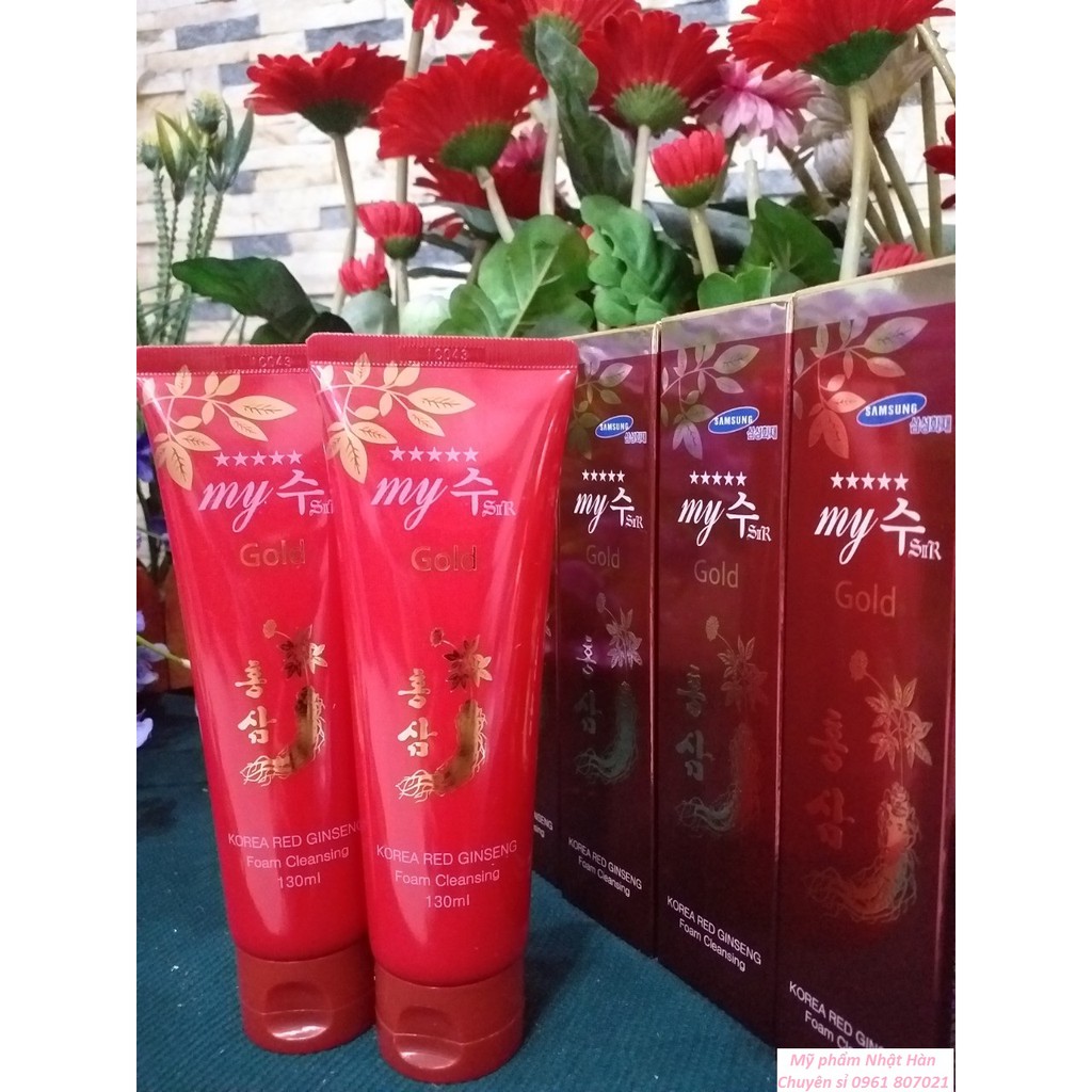 Sữa rửa mặt Hồng sâm Hàn Quốc My Gold