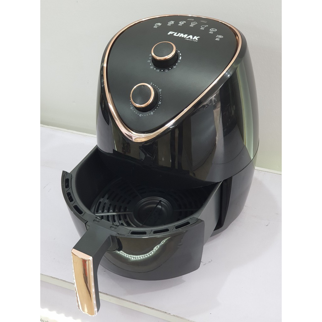 Nồi chiên không dầu Fumak FM-2055 Nhật Bản, dung tích 5.5L, bảo hành 18 tháng, lỗi đổi mới trong 30 ngày - ATN GREEN
