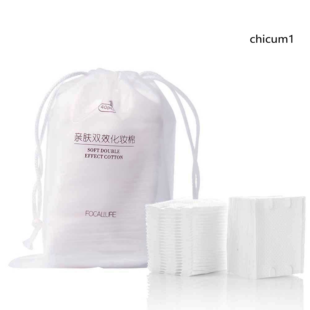 Set 40 Miếng Bông Tẩy Trang Focallure Dùng Một Lần Tiện Dụng