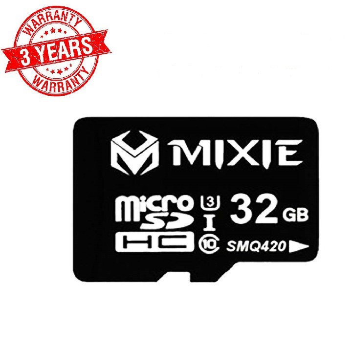 Thẻ nhớ MIXIE 32G - U3 chuẩn 95M/70M - BẢO HÀNH 3 NĂM