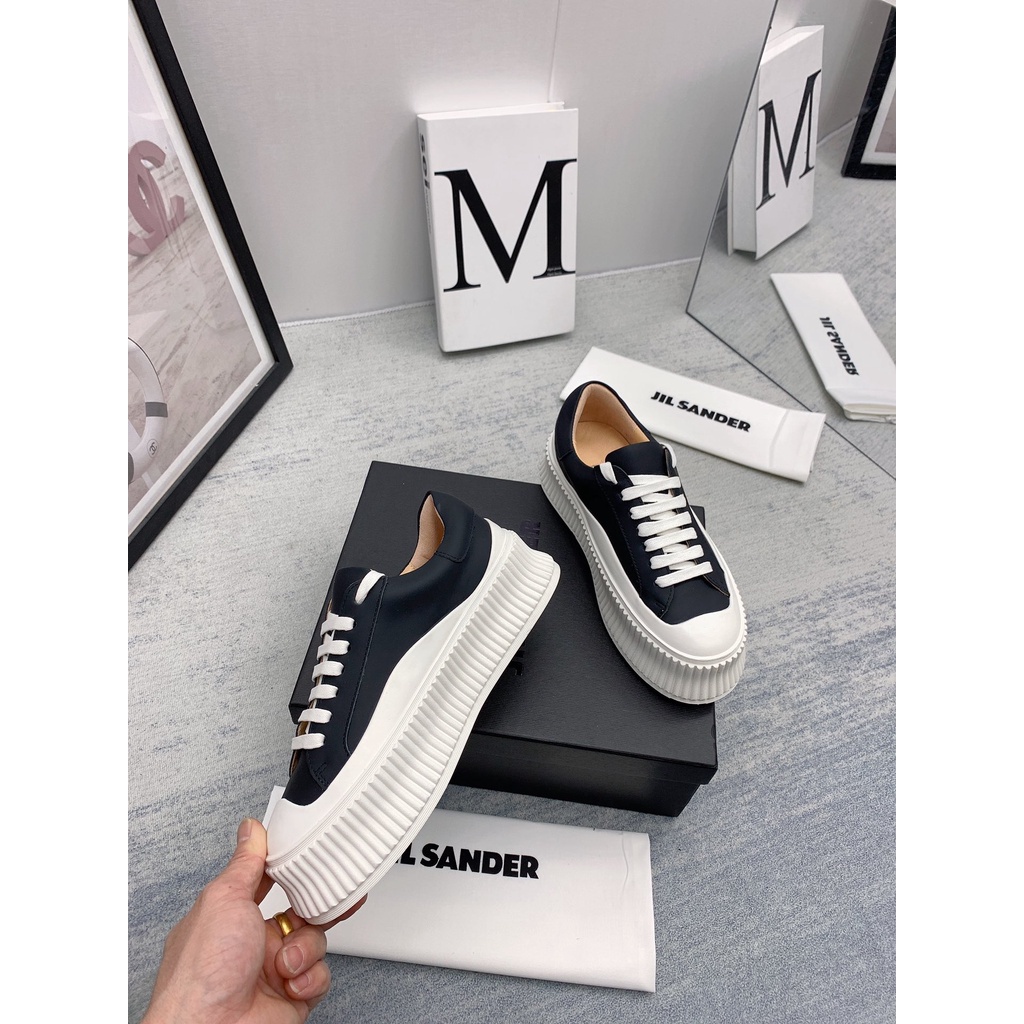 Giày Thể Thao Jil Sander 2022 Fully 4.5p Màu Đen Cá Tính
