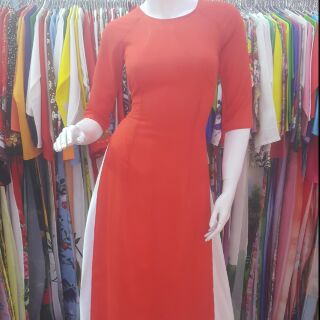 HÀNG CÓ SẴN) 💖SALE ÁO DÀI TRƠN ĐỦ MẦU CHẤT LỤA,CPHONG CHI 159K 1,ÁO MAY SẴN