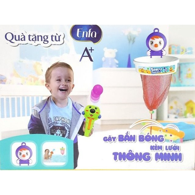 Gậy bắn bóng kèm lưới thông minh ENFA