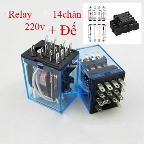 Rơ le Kiếng Omron 8 chân 14 chân - Relay Kính - Rơle trung gian