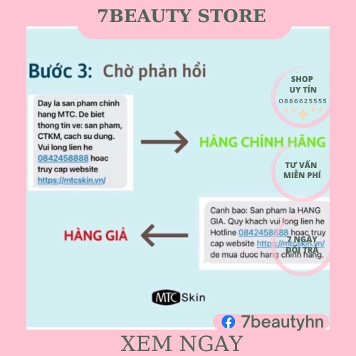 Serum hydro B5 MTC dùng trong spa